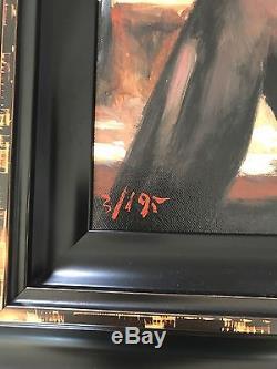 Fabian Perez Saba on the Stairs Framed Limited Edition Print