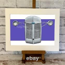 Ferguson TE 20 Tractor grille Mounted or Framed Unique Art Print fudgy draws