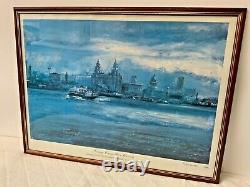 Ferry Cross The Mersey Print Frank Hendry 1989 Hillsborough Memorial Tribute