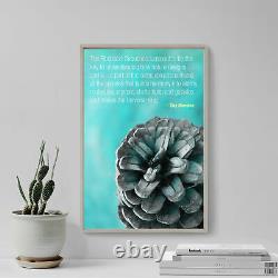 Fibonacci Sequence Quote Poster Maths Numbers Number Art Print Photo Gift
