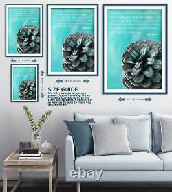 Fibonacci Sequence Quote Poster Maths Numbers Number Art Print Photo Gift