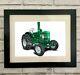 Field Marshall Tractor Mounted Or Framed Unique Art Print Farming Green