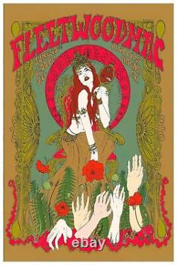 Fleetwood Mac Concert Posters Rock Vintage Retro Prints Wall Art, A4, A3, A2, A1