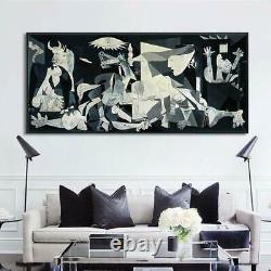 Framed Extra Large Art- Guernica by Pablo Picasso Wall Art Home Decor 26x60