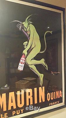 Framed Vintage Poster Maurin Quina By Leonetto Cappiello 1906 French Liquor