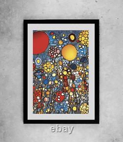 Framed Yayoi Kusama Art Exhibition High Quality Print Multiple Sizes & Frames