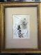 Framed Etching Of Toulouse-lautrec By Salvador Dali Hand Signed-coa