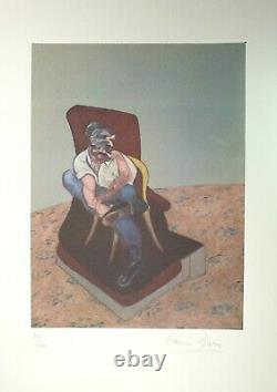 Francis Bacon, Triptych-Three Studies for Portrait of Lucian Freud 1966, Signed