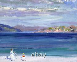 Francis Campbell Boileau Cadell Tale Of Mull From Iona nature Blue Artwork