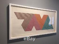 Frank Stella, Empress of India II, signed and numbered, 1968