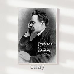 Friedrich Nietzsche If you wish to strive for peace Poster Print Art Photo