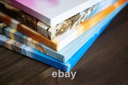 Funky Giraffes Canvas Print Picture Wall Art Home Decor Handmade Wall Hanging