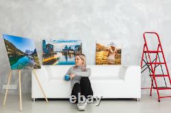 Funky Giraffes Canvas Print Picture Wall Art Home Decor Handmade Wall Hanging