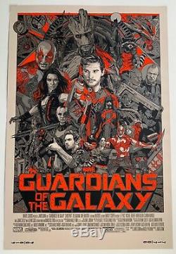 GUARDIANS OF THE GALAXY Variant Tyler Stout 2014 SDCC Marvel Poster Print MONDO