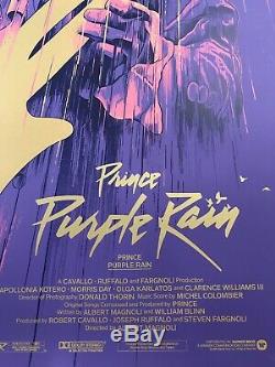 Gabz Purple Rain Signed AP Print Prince Grzegorz Domaradzki Mondo Tyler Stout
