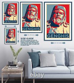 Genghis Khan Art Print'Hope' Photo Poster Gift