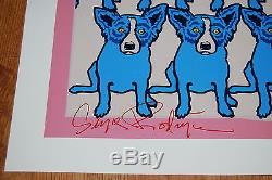 George Rodrigue Blue Dog Codex Blue Dog Screen Proof Silkscreen Print Signed Art