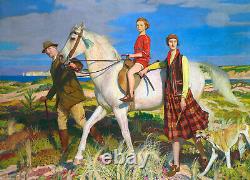 George Spencer Watson Four Loves I Found, a Woman, a Child, a Horse and a Hound