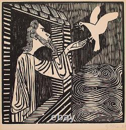 Gerhard Marcks-Noah-woodcut 1948/1954