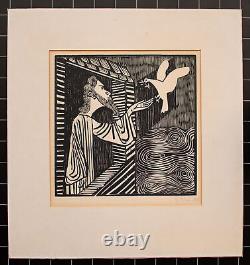 Gerhard Marcks-Noah-woodcut 1948/1954