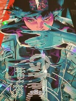 Ghost in the Shell Foil Variant Martin Ansin Mondo Movie Poster GITS