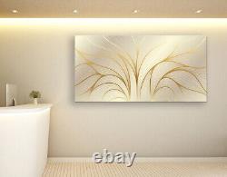 Golden Leaves Beautiful Quality Handmade Canvas Wall Art Print