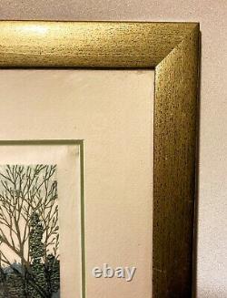 Gordon Mortensen Maryland In Early Fall Signed & Numbered Woodcut Art Print