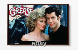 Grease 1 Large Canvas Wall Art Float Effect/frame/picture/poster Print