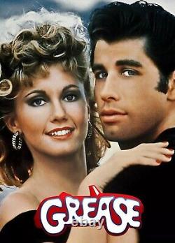 Grease The Movie Art Colour Posters Or Canvas Framed Print Top Quality A4+