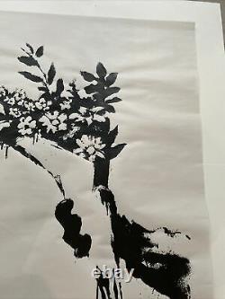 Gross Domestic Product Banksy Flower Thrower Limited Edition Screen Print POW