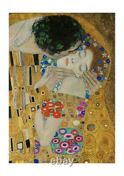 Gustav Klimt The Kiss (detail) Wall Art Poster Print