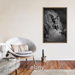 Gustave Dore The Fall of Satan / Paradise Lost (1866) Drawing Poster Print Art