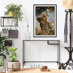 Gustave Moreau The Parca and the Angel of Death (1890) Photo Poster Art Print