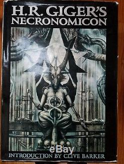 HR Giger Necronomicon (6th Printing) with signed first pages, (pictured)