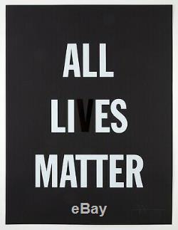 Hank Willis Thomas ALL LI ES MATTER Ltd. Ed. Signed & Numbered Prints 24x18