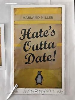 Harland Miller Hates Outta Date Print sold out Limited edition of just 50