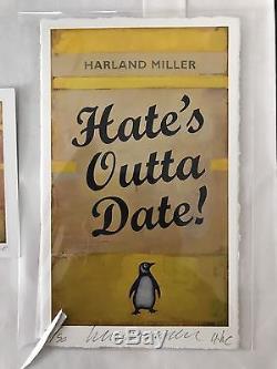Harland Miller hates outta date. Edition of 50 Signed And Rare