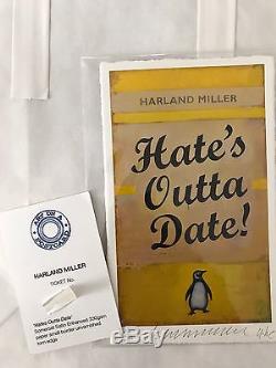 Harland Miller hates outta date. Edition of 50 Signed And Rare
