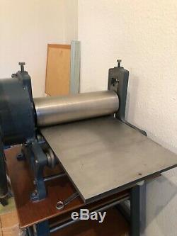 Harry F Rochat Bench Model Etching Press Complete with Stand