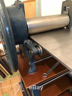 Harry F Rochat Bench Model Etching Press Complete with Stand