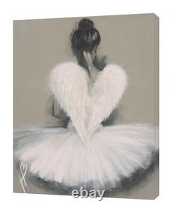 Hazel Bowman Angel Wings 4cm deep Canvas Print Wall Art 4 sizes