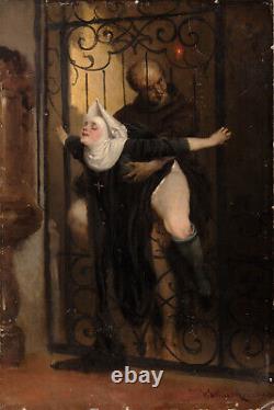 Heinrich Lossow The Sin (1880) Poster, Art Print, Painting, Artwork, Gift