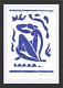 Henri Matisse Original Ltd Ed Print Blue Nude Hand Signed With Coa (unframed)
