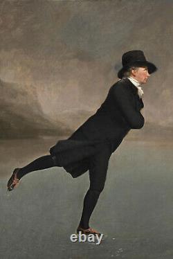 Henry Raeburn The Skating Minister (1790) Poster, Art Print, Painting, Artwork