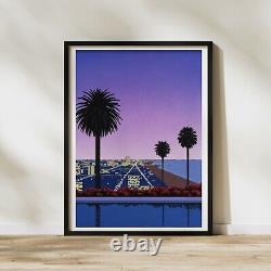 Hiroshi Nagai Vintage Set of 3 Wall Art, Framed / Canvas / Poster Japanese Retro