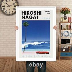 Hiroshi Nagai Vintage Set of 3 Wall Art, Framed / Canvas / Poster Miami 80's Art