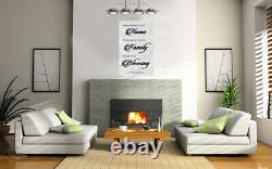 Home Family Blessing Quote on Grey CANVAS WALL ART PRINT PICTURE ARTWORK