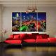 Huge Modern Abstract Of L. A. 3pc Canvas Wall Art Decor Digital Painting Unframed