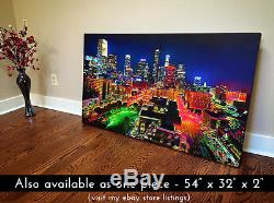 Huge Modern Abstract of L. A. 3pc Canvas Wall Art Decor Digital Painting UnFramed