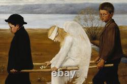 Hugo Simberg The Wounded Angel (1903) Painting Photo Poster Print Art Gift